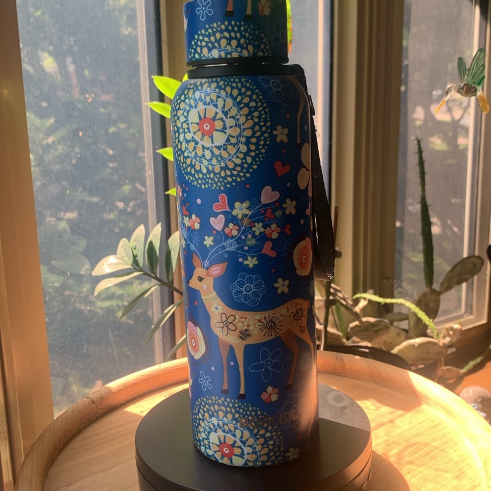 Borosil Hydra Trek Artisan Steel Water bottle